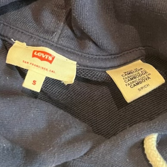 Ladies Levi’s Cropped Hoodie - Picture 5 of 6